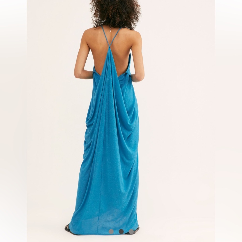 Pistachio maxi dress